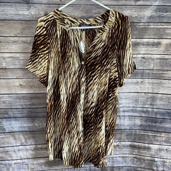 Roaman's Tops - Roaman’s leopard top